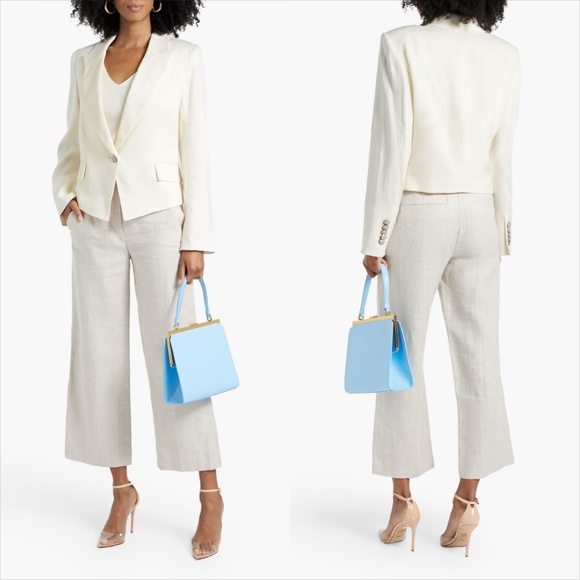 Veronica beard hosanna linen blend twill blazer